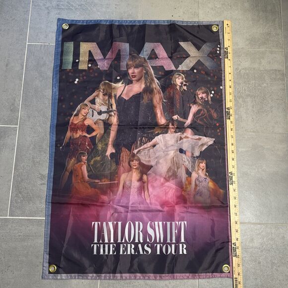 Taylor Swift IMAX The Eras Tour Tapestry NEW 24 x 36 Grommets Wall Hanging - Picture 2 of 7